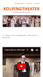 Mobile Screenshot of kolpingtheater-woerth.de